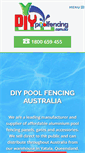 Mobile Screenshot of diypoolfencing.com.au
